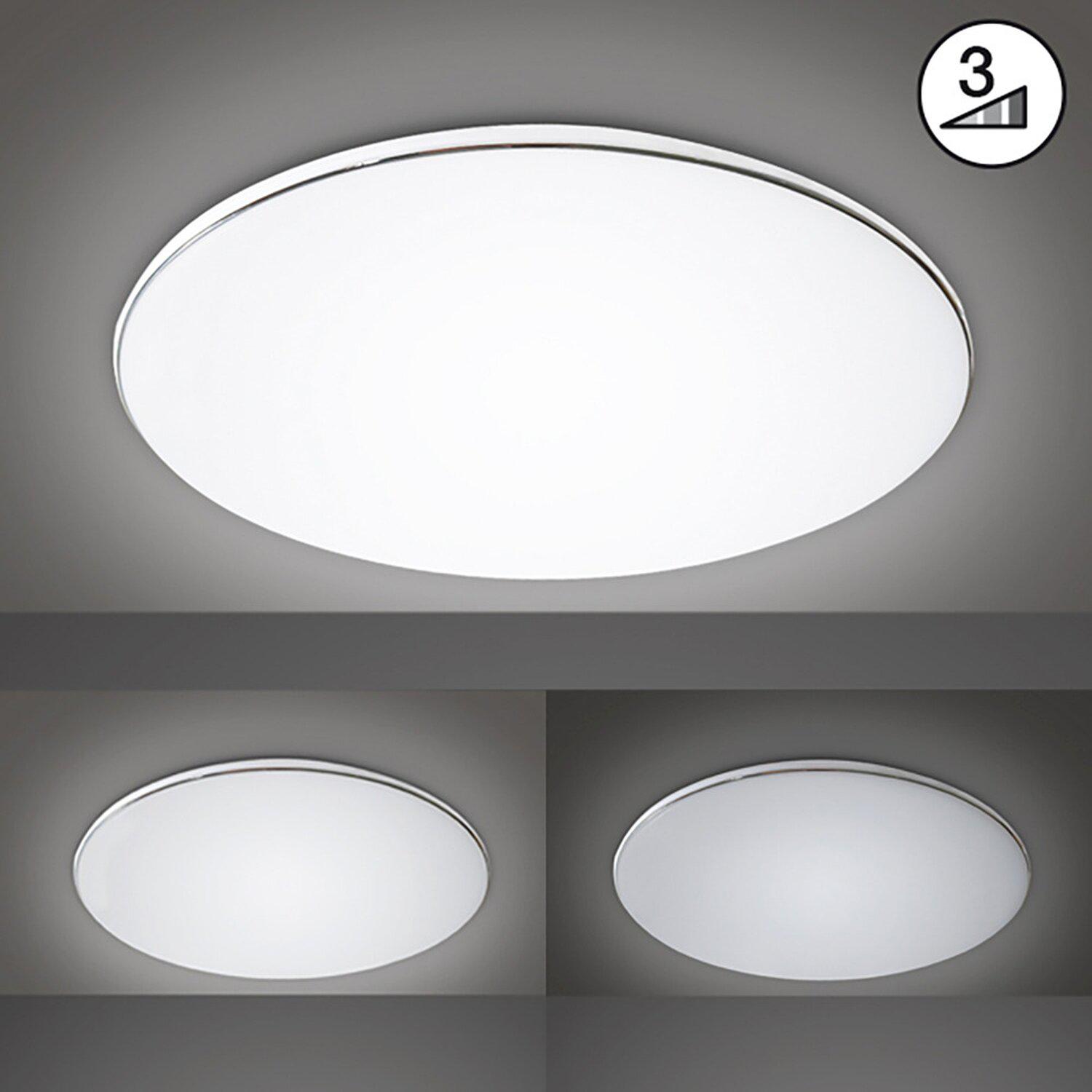 OBI Templin - LED-Deckenleuchte Aldo Weiß Ø 53 cm LED-Deckenleuchte Aldo Weiß Ø 53 cm Angebot bei OBI Templin im Prospekt INNENBELEUCHTUNG