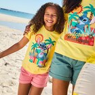 La Halle Barberaz - Promo T-shirt manches courtes coton Stitch jaune fille Promo T-shirt manches courtes coton Stitch jaune fille à 5,99 € dans le catalogue La Halle à Barberaz