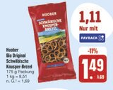 Bio Original Schwäbische Knusper-Brezel im E center Prospekt Bio Original Schwäbische Knusper-Brezel von Huober im aktuellen E center Prospekt für 1,11 €