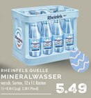 Mineralwasser Angebote von Rheinfels Quelle bei E center Dinslaken für 5,49 €