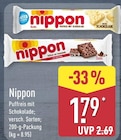 Puffreis mit Schokolade von Nippon für 1,79 € bei ALDI Nord im Angebot Puffreis mit Schokolade von Nippon im aktuellen ALDI Nord Prospekt