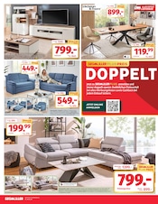 Sofa im Segmüller Prospekt in Mannheim Aktueller Segmüller Prospekt mit Sofa, "Zum Glück gibt’s SEGMÜLLER - Glück ist, wenn Qualität auch Spass macht.", Seite 2