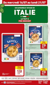 Promotion L'Oréal dans le prospectus Aldi, valable du 16/07/2025 au 21/07/2025 Promo L'Oréal dans le catalogue Aldi du moment à la page 24