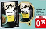 Katzennahrung im Angebot bei E center in Filderstadt Katzennahrung Angebote von Sheba bei E center Filderstadt für 0,49 €