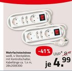 Mehrfachsteckdose von  im aktuellen ROLLER Prospekt für 4,99 €