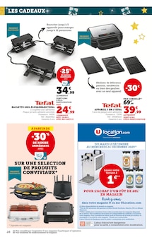 Promotion Mixeur dans le prospectus Super U, valable du 02/12/2025 au 24/12/2025 Promo Mixeur dans le catalogue Super U du moment à la page 28