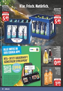 Cola im EDEKA Prospekt "Aktuelle Angebote" mit 32 Seiten (Düsseldorf)