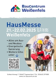 i&M BauCentrum Prospekt: "Save the Date – i&M Hausmesse", 1 Seite, 21.02.2025 - 22.02.2025