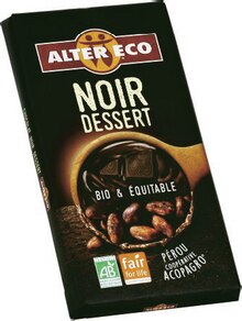 Géant Casino Paris - Chocolat noir dessert Bio & Equitable Promo Chocolat noir dessert Bio & Equitable dans le catalogue Géant Casino "Les 366 jours les + promo de France" à Paris