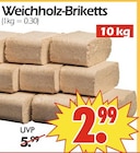 Weichholz-Briketts bei Wreesmann im Prospekt "" für 2,99 €