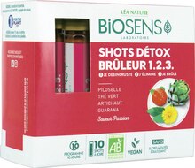 Géant Casino Larmor-Plage - Shots détox brûleur 1.2.3 Bio BIOSENS Promo Shots détox brûleur 1.2.3 Bio BIOSENS dans le catalogue Géant Casino "Priorité aux promos" à Larmor-Plage