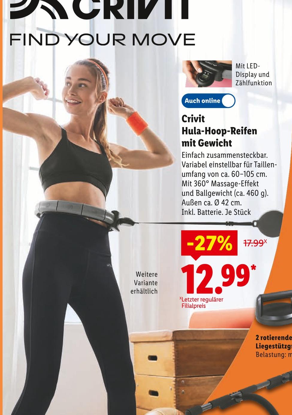 Hula-Hoop-Reifen mit Gewicht