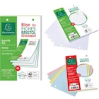 SUR TOUTES LES FICHES BRISTOL - EXACOMPTA en promo chez Carrefour SUR TOUTES LES FICHES BRISTOL - EXACOMPTA dans le catalogue Carrefour