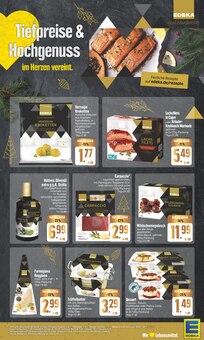 EDEKA Prospekt der Woche "Hochgenuss & Tiefpreise" Seite 2, 10.12.2023 bis 16.12.2023 für Weilheim Aktueller EDEKA Prospekt "Hochgenuss & Tiefpreise" Seite 2 von 30 Seiten für Weilheim