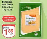Aktuelles Butterkäse Angebot bei GLOBUS in Salzgitter ab 1,89 €