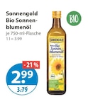 Bio Sonnenblumenöl Angebote von Sonnengold bei V-Markt Regensburg für 2,99 €