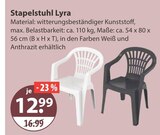 Stapelstuhl Lyra im aktuellen V-Markt Prospekt