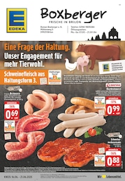 Aktueller EDEKA SupermĂ€rkte Prospekt fĂŒr Olsberg 16.06.2025 - 21.06.2025 EDEKA Prospekt fĂŒr Olsberg mit 24 Seiten
