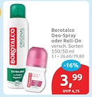 Deo-Spray von Borotalco im aktuellen budni Prospekt