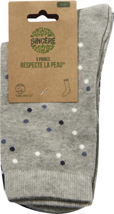 Géant Casino Rosny-sous-Bois - Lot de 3 paires de chaussettes fantaisie Promo Lot de 3 paires de chaussettes fantaisie dans le catalogue Géant Casino Les Belles Inspirations Mode à Rosny-sous-Bois