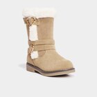 Promo Bottes fourrées zippées avec boucles camel fille à 35,99 € dans le catalogue La Halle à Brignoles