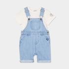 Ensemble 2 pièces salopette jean Creeks denim bleach bébé garçon à La Halle dans Brégy Ensemble 2 pièces salopette jean Creeks denim bleach bébé garçon à La Halle dans Brégy