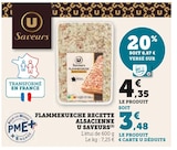 Flammekeuche Recette Alsacienne - U Saveurs dans le catalogue Super U