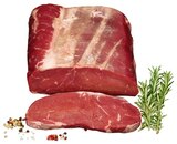 Frisches französisches Jungbullen Roastbeef oder Rumpsteak Angebote bei REWE Kleve für 2,69 €