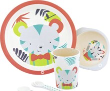 Bébé - Bébéconfort dans le catalogue Géant Casino Set vaisselle jungles vibes - Bébéconfort à 11,95 € en promo chez Géant Casino