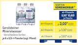 Aktuelles Mineralwasser Angebot bei Metro in Köln ab 3,57 €
