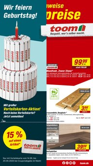Aktueller toom Baumarkt Prospekt für Höfer und Ungebung, Seiten zum blättern toom Baumarkt Prospekt Respekt, wer's selber macht. mit Seiten in Höfer und Umgebung