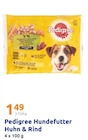 Pedigree Hundefutter Huhn & Rind Angebote von Pedigree bei Action Kleve für 1,49 €