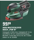 OBI Görlitz - AKKU-MULTISCHLEIFER „PSM 18“ AKKU-MULTISCHLEIFER „PSM 18“ Angebot bei OBI Görlitz im Prospekt ALLES MACHBAR