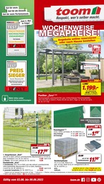 toom Baumarkt Prospekt für Münster mit 16 Seiten toom Baumarkt Prospekt für Münster: "WOCHENWEISE MEGAPREISE!", 16 Seiten, 03.06.2023 - 09.06.2023