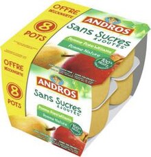 Géant Casino Suresnes - Dessert fruitier sans sucres ajoutés Pomme Poire Wuilliams /Pomme Nature Promo Dessert fruitier sans sucres ajoutés Pomme Poire Wuilliams /Pomme Nature dans le catalogue Géant Casino "Le show des promos !" à Suresnes