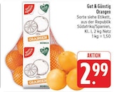 EDEKA Creußen - Orangen Angebot im Prospekt Orangen bei EDEKA im Creußen Prospekt für 2,99 €