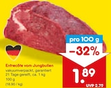 Entrecôte vom Jungbullen von  im aktuellen Netto Marken-Discount Prospekt für 1,89 €