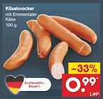 Netto Marken-Discount Heßdorf - Käseknacker mit Emmentaler Käse Angebot im Prospekt Käseknacker mit Emmentaler Käse bei Netto Marken-Discount im Heßdorf Prospekt für 0,99 €