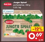 Junger Spinat von Beste Ernte im aktuellen Netto Marken-Discount Prospekt für 0,69 €