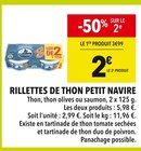 Rillettes de thon - Petit Navire à 2,00 € dans le catalogue Supeco