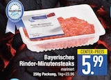 Bayerisches Rinder-Minutensteaks von  im aktuellen EDEKA Prospekt für 5,99 €