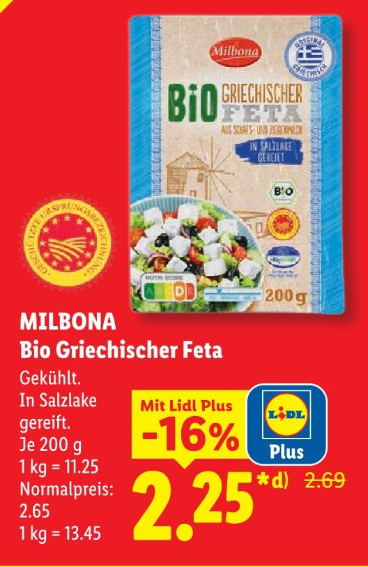 Bio Griechischer Feta