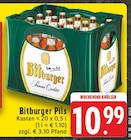 Bitburger Pils Angebote von Bitburger bei E center Neuss für 10,99 €