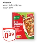 GLOBUS Duisburg - Fix Ofen-Makkaroni alla Mama Angebot im Prospekt Fix Ofen-Makkaroni alla Mama bei GLOBUS im Duisburg Prospekt für 0,39 €