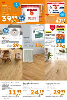 Laminat Angebot im Globus-Baumarkt Prospekt, gültig von 24.08.2025 bis 30.08.2025 Laminat Angebot im aktuellen Globus-Baumarkt Prospekt auf Seite 6
