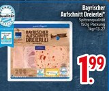Backzutaten im EDEKA Prospekt Bayrischer Aufschnitt Dreierlei im aktuellen EDEKA Prospekt für 1,99 €
