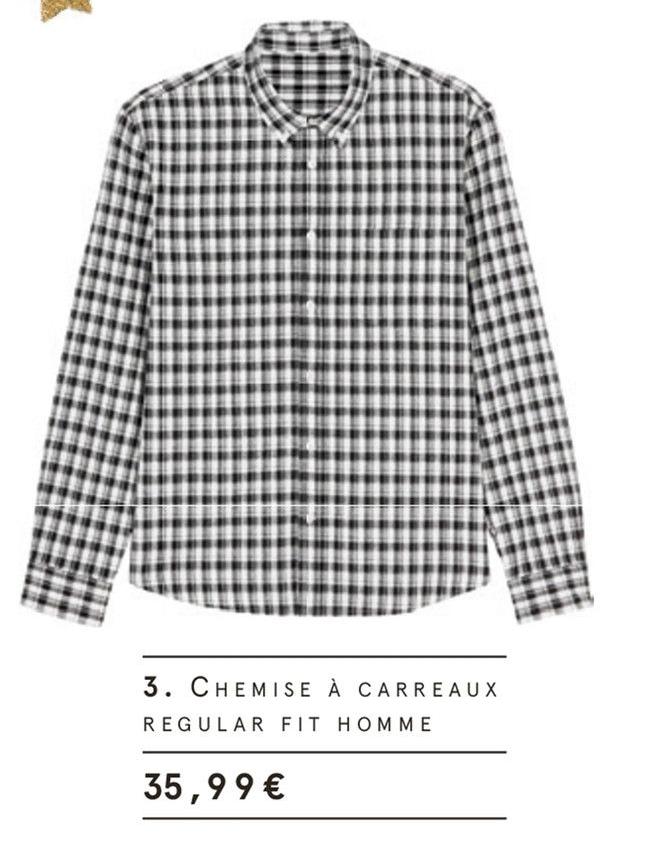 Monoprix Courbevoie - Chemise à carreaux regular fit homme Promo Chemise à carreaux regular fit homme dans le catalogue Monoprix Le grand Noël à Courbevoie