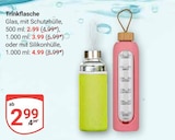 Trinkflasche Glas mit Schutzhülle Angebote bei GLOBUS Braunschweig für 2,99 €