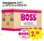 Umzugskarton im Angebot bei SB Möbel Boss in Gera Umzugskarton Angebote bei SB Möbel Boss Gera für 2,50 €