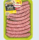 Saucisse de veau ou merguez de veau ou assortiment 5 saucisses + 5 merguez - TENDRIADE dans le catalogue U Express